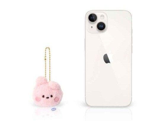 公式 minini BT21【RJ】ミニフェイスマスコット キーリング