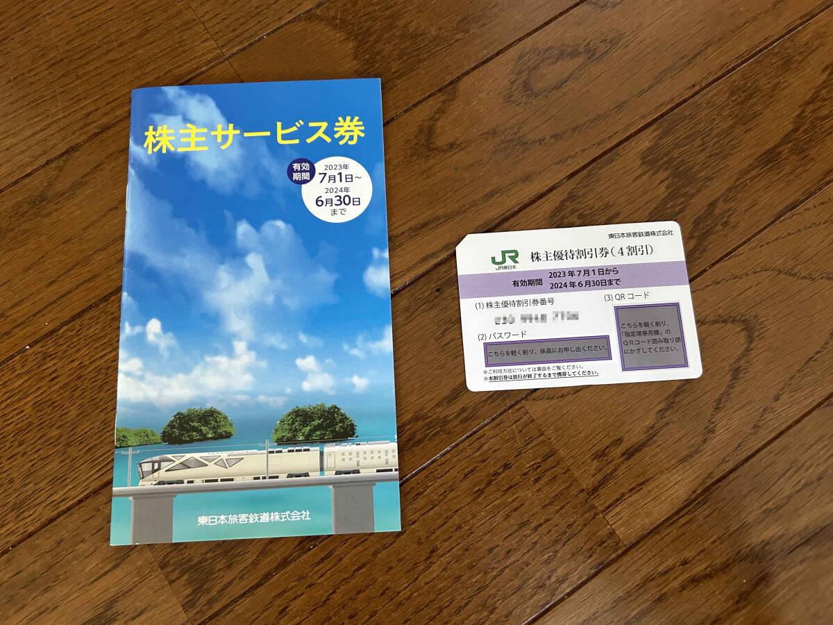 JR East Japan stockholder hospitality railroad discount ticket 1 sheets 