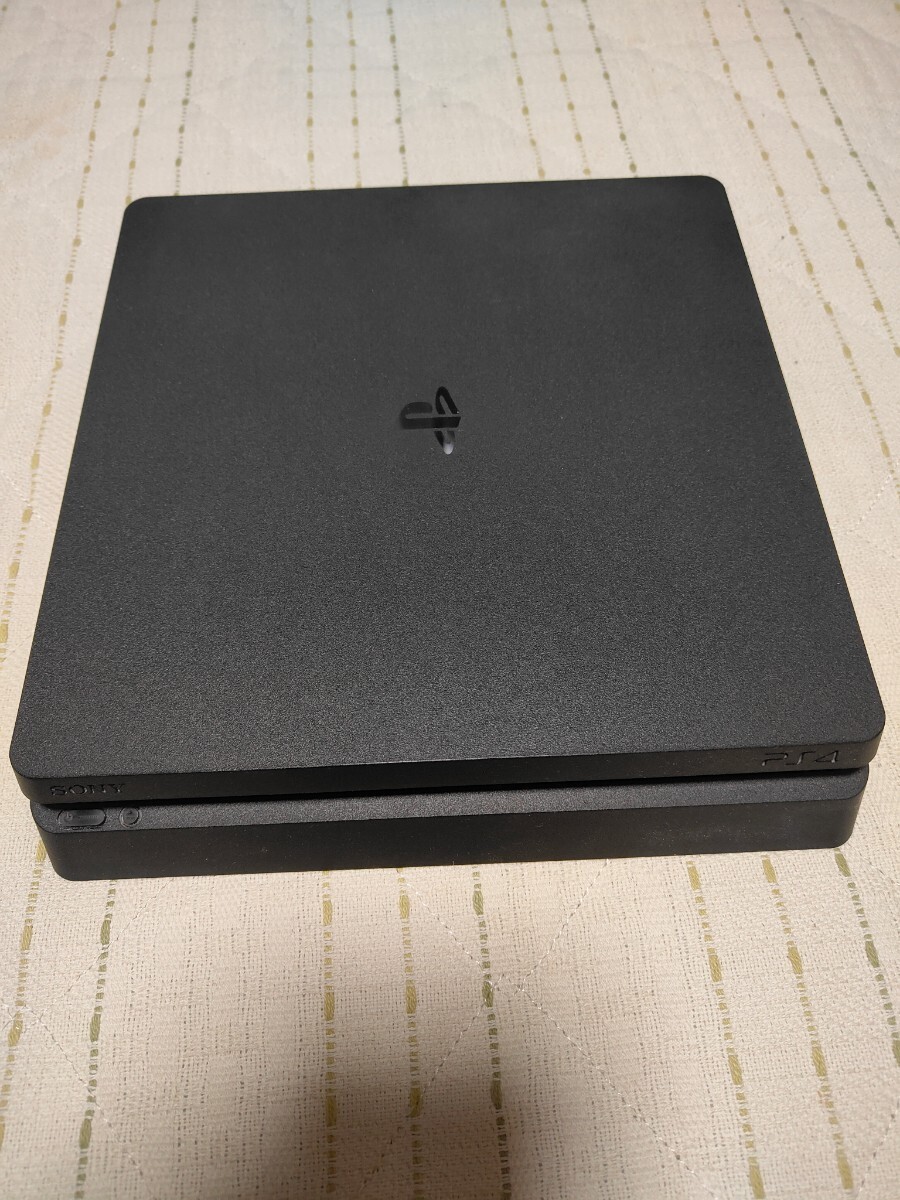 PS4 CUH-2000AB01 HDD500GB 本体初期化済み 動作確認済みになります。付属品完備 コントローラー2個セット ジェットブラック SONYの画像4