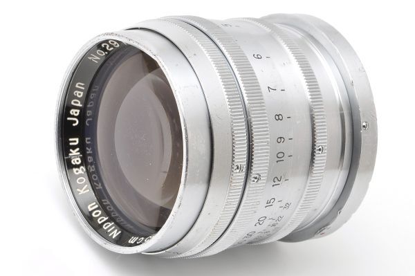 NIKKOR-P C 8.5cm F2 ニッコール Ｐ Ｃ Nikon S ニコン Ｓ Nippon Kogaku 日本光学 JAPAN 日本製 NIKKOR P C 8.5/2 85 2 ２ S2 Ｓ２_画像1