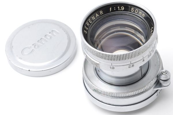 Canon SERENAR 50mm F1.9 Lマウント L39 キヤノン セレナー キャップ 日本 JAPAN キャノン カメラ 50/1.9 19 5 Leica ライカ Leitz ライツの画像1