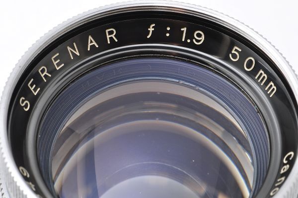 Canon SERENAR 50mm F1.9 Lマウント L39 キヤノン セレナー キャップ 日本 JAPAN キャノン カメラ 50/1.9 19 5 Leica ライカ Leitz ライツの画像2