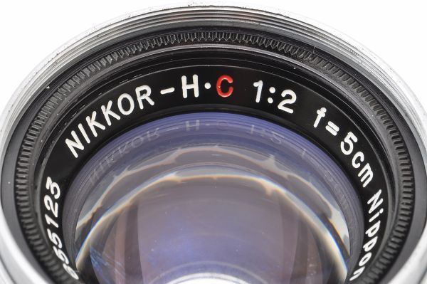 NIKKOR-H・C 5cm F2 ニッコール Ｈ・Ｃ 日本光学 フード Lマウント L39 Nippon Kogaku Nikon ニコン NIKKOR H C 5/2 ライカ Leica ライツの画像2