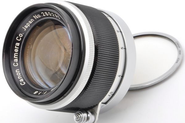 CANON LENS 50mm F1.8 キヤノン レンズ フィルター Lマウント L39 日本製 JAPAN キャノン カメラ Leica ライカ Leitz ライツ 50/1.8 5 18_画像1