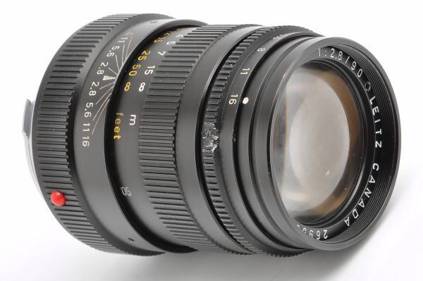 LEICA TELE ELMARIT 90mm F2.8 ライカ テレ エルマリート Mマウント LEITZ CANADA ライツ カナダ製 TELE-ELMARIT 90/2.8 M Ｍ