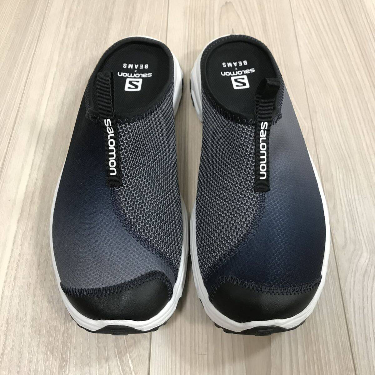 SALOMON BEAMS RX SLIDE 3.0 advanced navyサロモン ビームス 別注 コラボ クレイジー アシメ スリッポン リカバリー サンダル スニーカー 