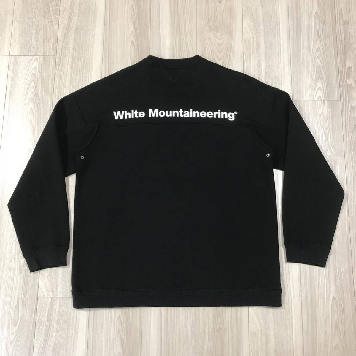 DENHAM White Mountaineering Pullover Sweat Shirt blk White Mountaineering ten ветчина нейлон тренировочный футболка жакет 