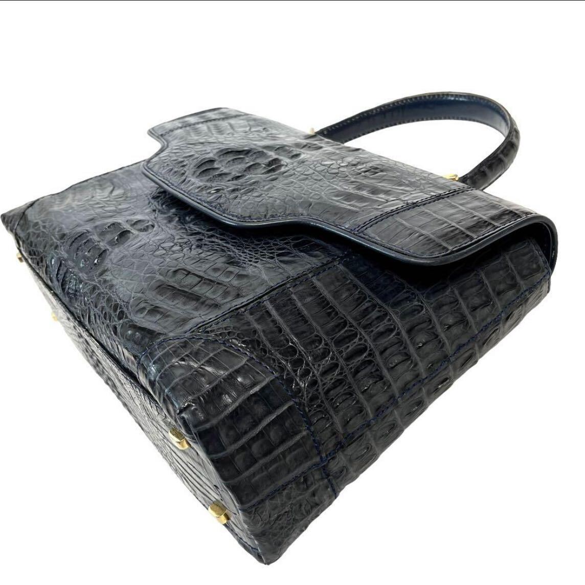 [ прекрасный товар * подлинный товар ] крокодил kai man ручная сумочка формальный серый . экзотический 
