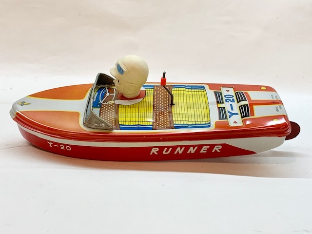 ■Made in JAPAN■ブリキ ボート■RUNNER BOAT■米澤玩具■