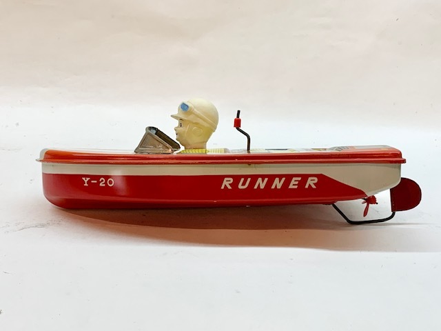 ■Made in JAPAN■ブリキ ボート■RUNNER BOAT■米澤玩具■