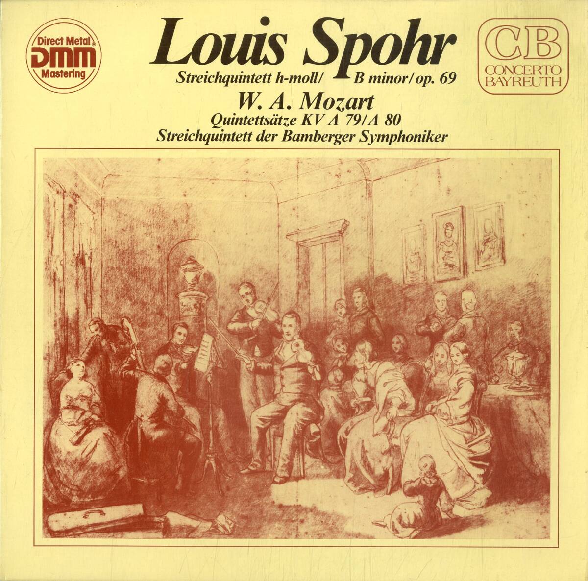 A00527990/LP/Streichquintett Der Bamberger Symphoniker「Spohr / Streichquintett H-Moll : Mozart / Quintettsatze KV A 79、A 80」_画像1