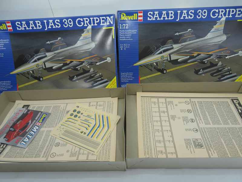 【管理G559】【未組立】Revell　SAAB JAS 39 GRIPEN サーブ　グリペン　1/72　プラモ　模型_画像5