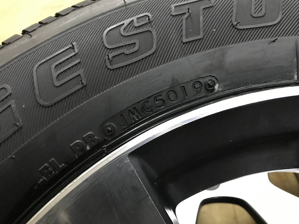 ENKEI製 スズキ ジムニー 純正 16インチ 5.5J+22 5H 139.7 BRIDGESTONE DUELER H/T 842Ⅱ 2019年 タイヤ 新車外し 175/80R16 JB64W JB23W の画像10