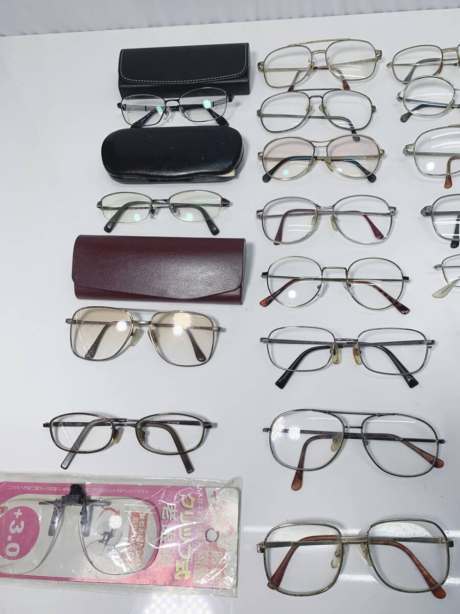 45n 80 メガネ 眼鏡 めがね サングラス 老眼 フレーム パーツ ジャンク含む 36点 まとめて ブランド品ありの画像2