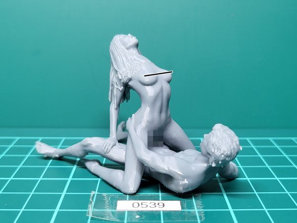 *(0539) super precise 3D figure [ Ride \'em Cowgirl!](FULL_NUDE)( a little defect have )|≒S:1/20|8K light structure shape print goods * under Dell color practice for 