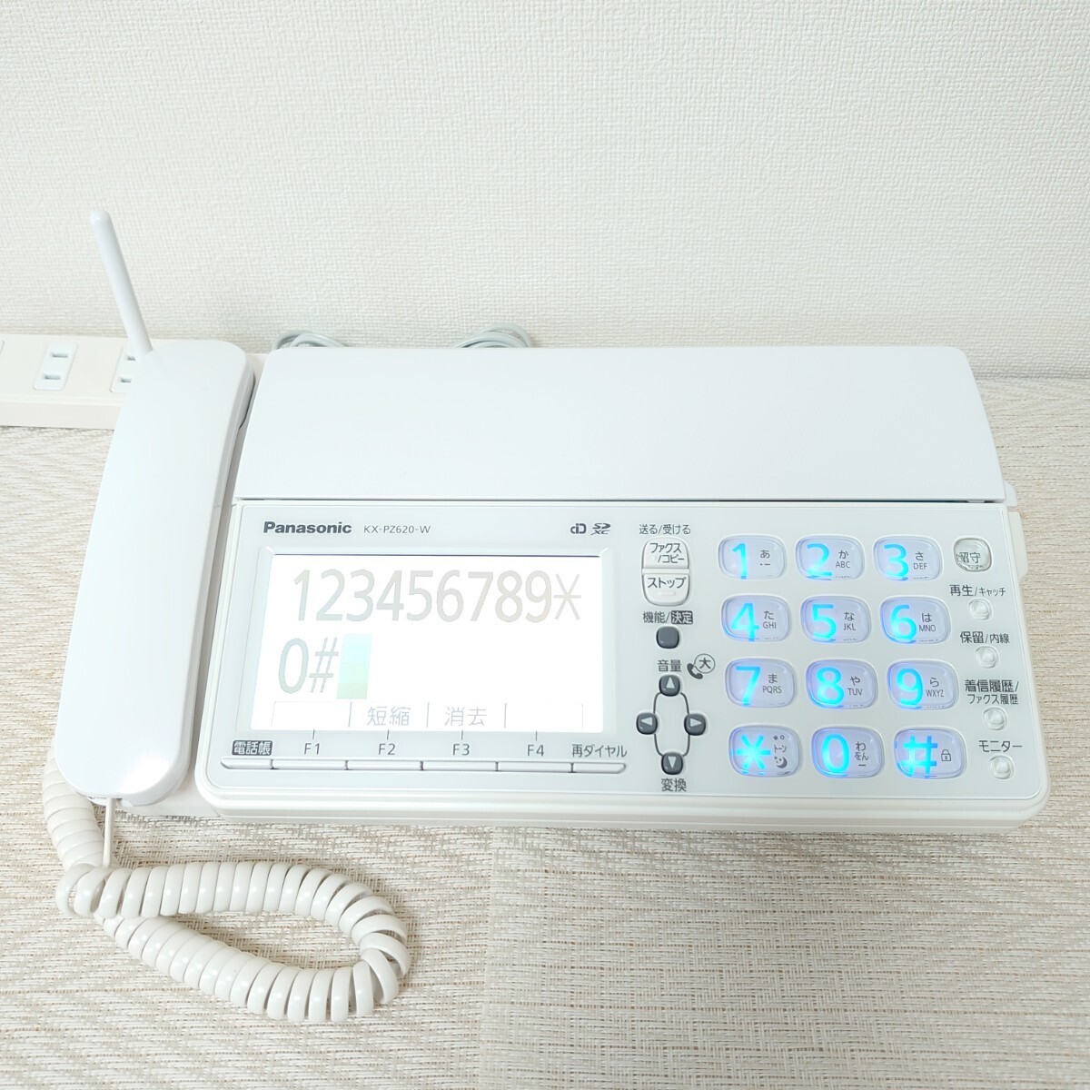 [ смотри из печать ]Panasonic Panasonic FAX KX-PZ620( белый ) инструкция по эксплуатации * новый товар красящая лента оборудование . settled * телефон линия кабель родители машина только 