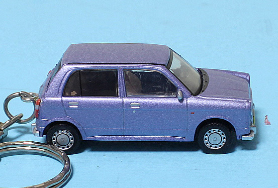 ★☆DAIHATSU Mira Gino☆ダイハツ ミラジーノ☆L700S☆ラベンダーメタリックオパール☆ミニカー☆キーホルダー・アクセサリー☆★の画像2