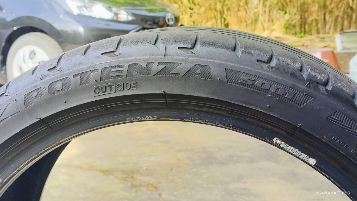 POTENZA S001 225/40R19 20年製の画像1