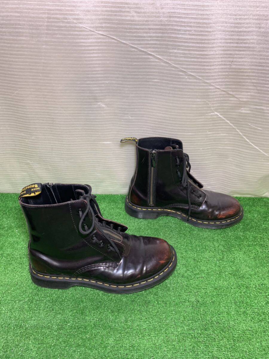 Dr.Martens ドクターマーチン 1460 8Eye Boot PASCAL FRONT ZIP UK9 チェリーレッド 8ホールブーツ メンズブーツ ファッション 靴 21-17の画像5