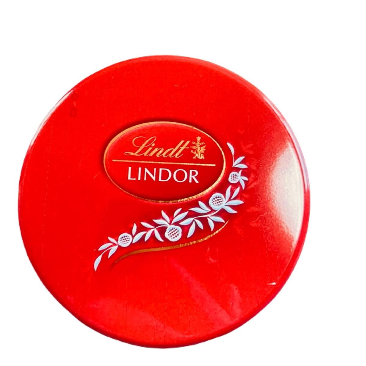 【LINDOR】リンドール  チョコレート缶  空き缶 3段  レトロポップ