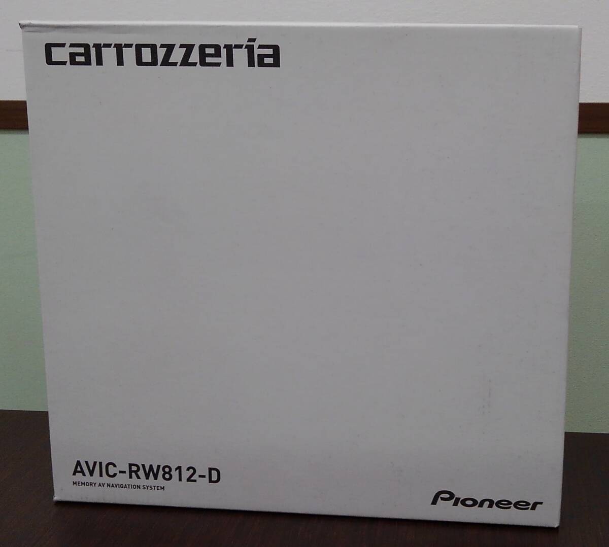 【9540】開封済 / 新品未使用 carrozzeria 7V型 楽ナビ AVIC-RW812-D Pioneer カロッツェリア カーナビ 同梱不可 まとめて取引不可_画像1