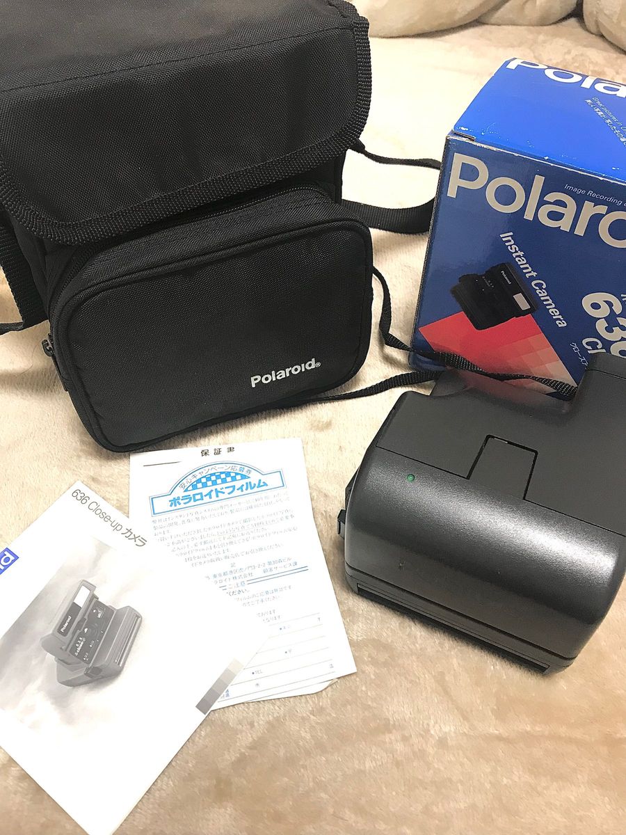 ポラロイドカメラ  Polaroid636 クローズアップ バッグ、保証書、説明書、箱付き カメラ POLAROID