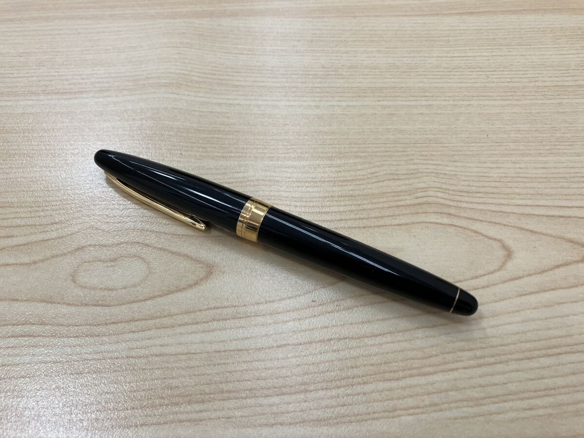 「H7002」PILOT パイロット Elite 万年筆 ペン先 18K-750 CUSTOM T1070 筆記未確認 記念刻印あり_画像2