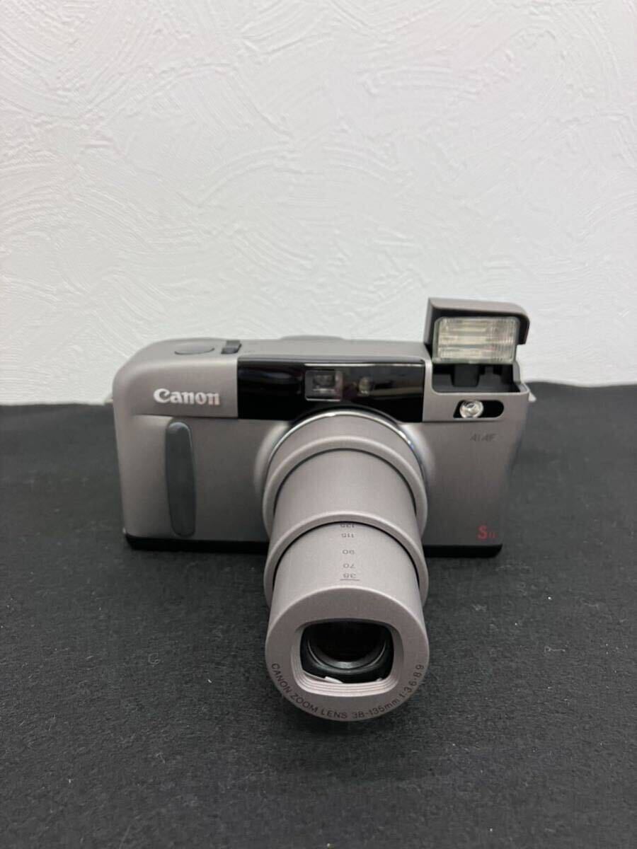 [T2500]動作 Canon キャノン Autoboy S IIオートボーイ PANORAMA パノラマモード ZOOM LENS 38-135mm 1:3.8-8.9 リモコン 箱説明書 カメラの画像3