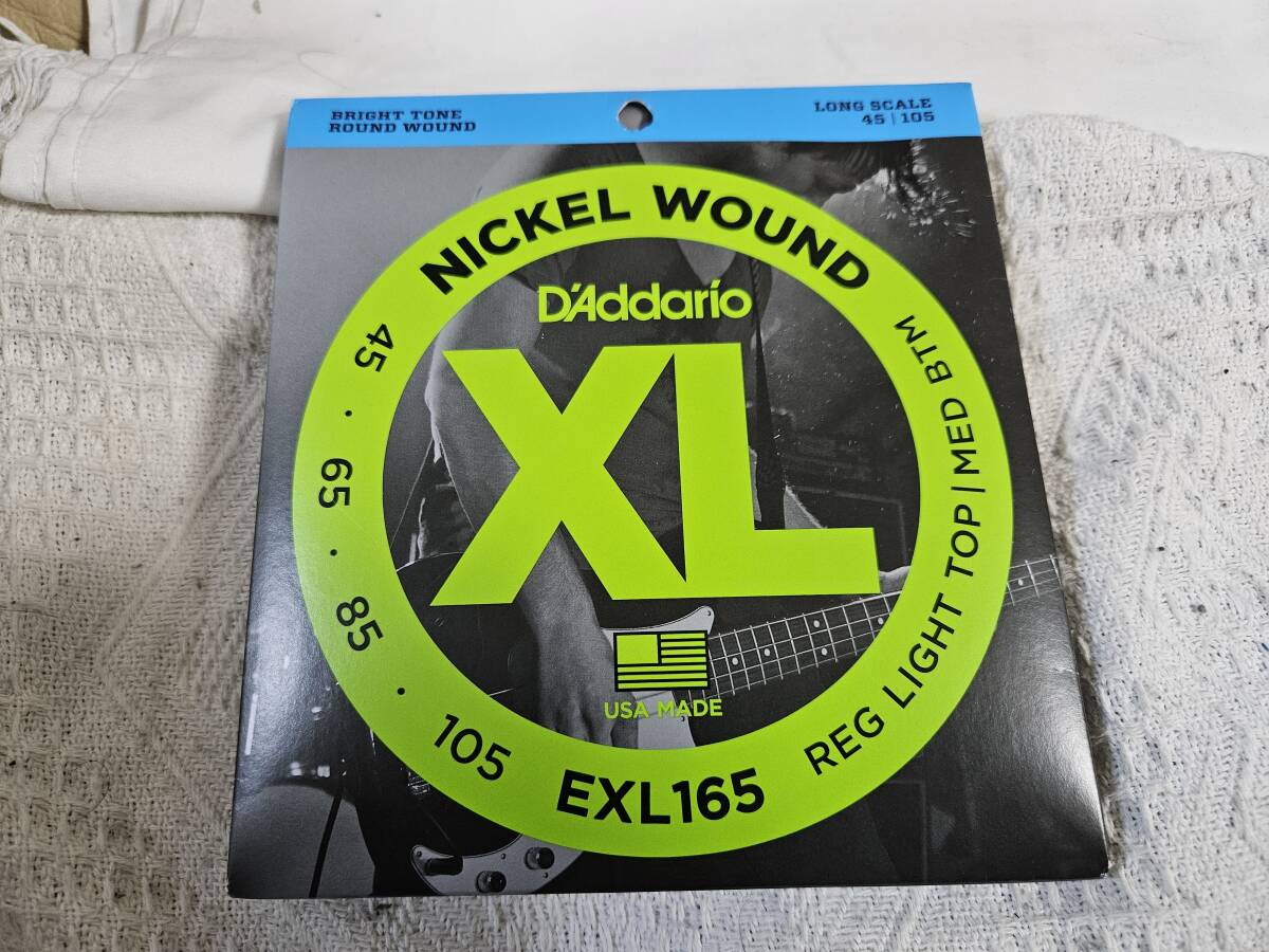 新品 D'Addario ダダリオ ベース弦 ニッケル EXL165 ■mg1の画像1