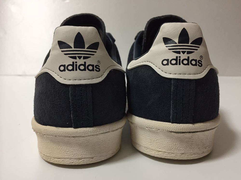  beautiful goods limitation 15 year made ADIDAS CAMPUS 80s JP PACK VNTG Adidas campus 80s suede navy navy blue white us6.5 JP24.5.