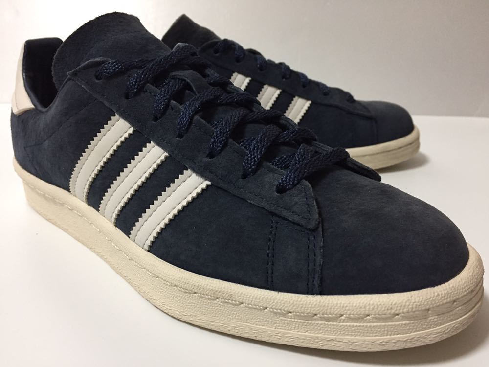  beautiful goods limitation 15 year made ADIDAS CAMPUS 80s JP PACK VNTG Adidas campus 80s suede navy navy blue white us6.5 JP24.5.