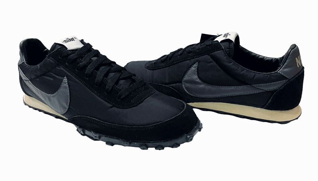 デッド!! 名作!! 13年 NIKE WAFFLE RACER VNTG BLACK ワッフルレーサー ビンテージ 黒 × 灰 us 11 / 29 ㎝ レアカラー ビンテージ 箱付き