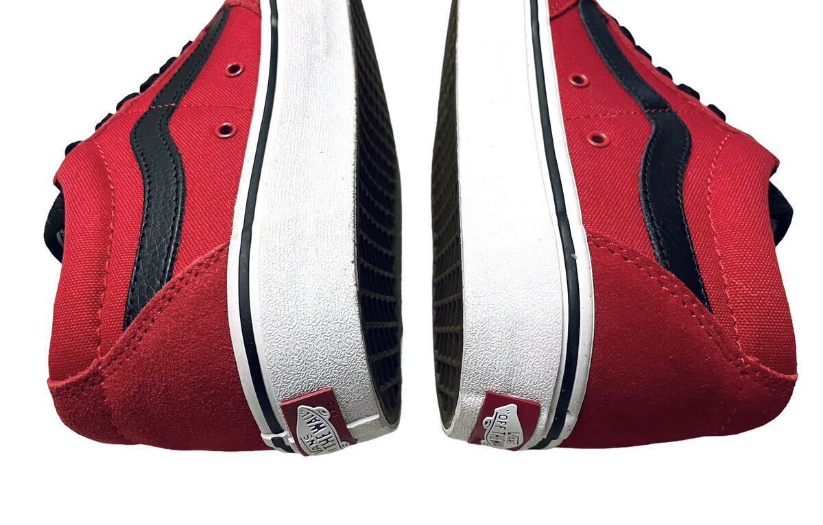 デッド!! 希少!! VANS PRO TNT SG RED / BLACK バンズ プロ トニートルフィーヨ スエード 赤 × 黒 us 9 / 27 ㎝ 箱付き