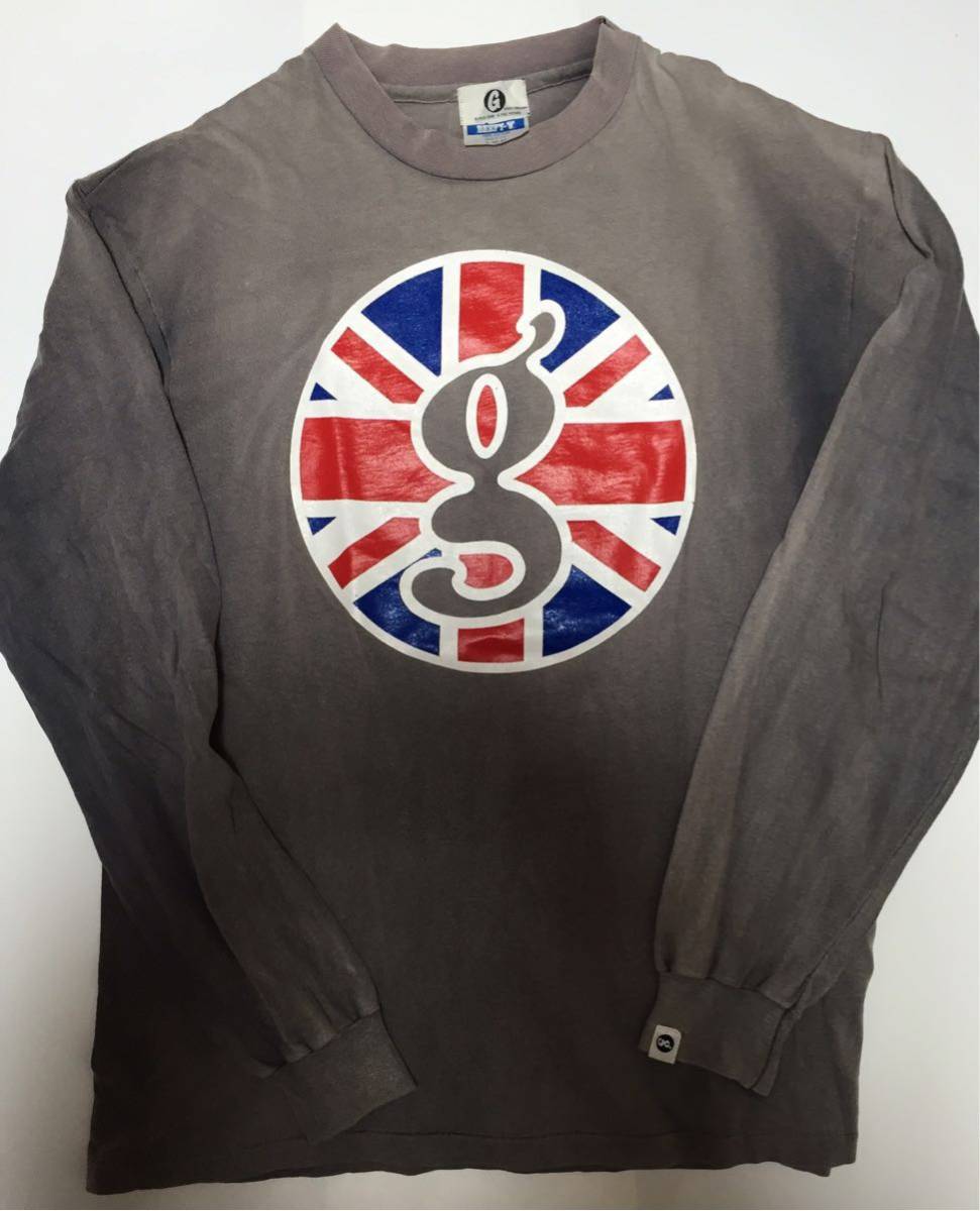 90s レア 初期 GOOD ENOUGH UK グッドイナフ ユニオンジャック グラムg ロゴ ロングtシャツ L