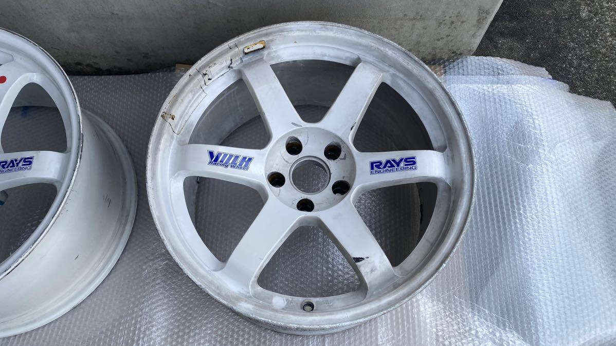 RAYS VOLKRACING TE37 9.5J オフセット0 18インチ OGの画像3