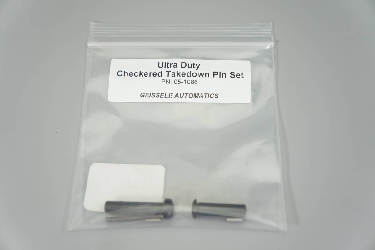 Geissele Automatics ultra duty checkered takedown pin set PN:05-1086 (Leupold PEQ PVS PSQ ATPIAL ptw LA5 peq15 wilcox surefire)の画像4