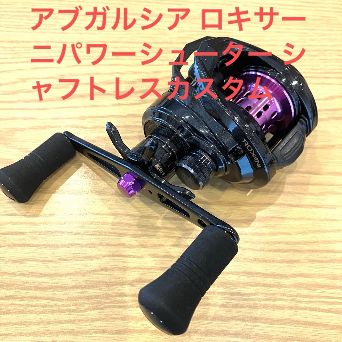 アブガルシア ロキサーニパワーシューター シャフトレスカスタム アブガルシア ロキサーニパワーシューター シャフトレスカスタム