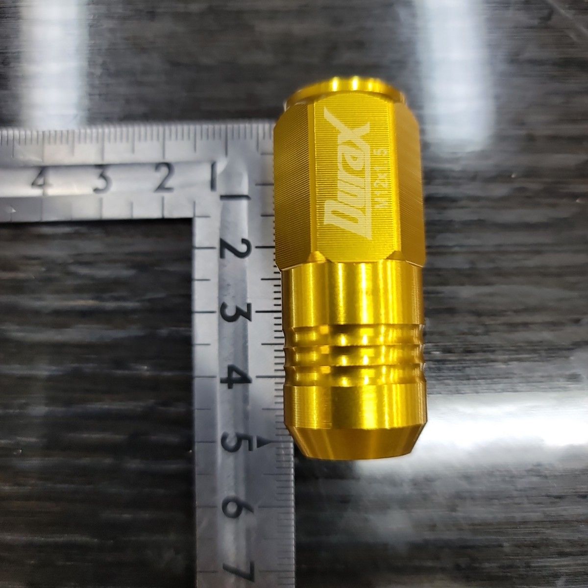 Durax　ゴールド　ロングナット　1.5cm 　　　　　ジュラルミンナット
