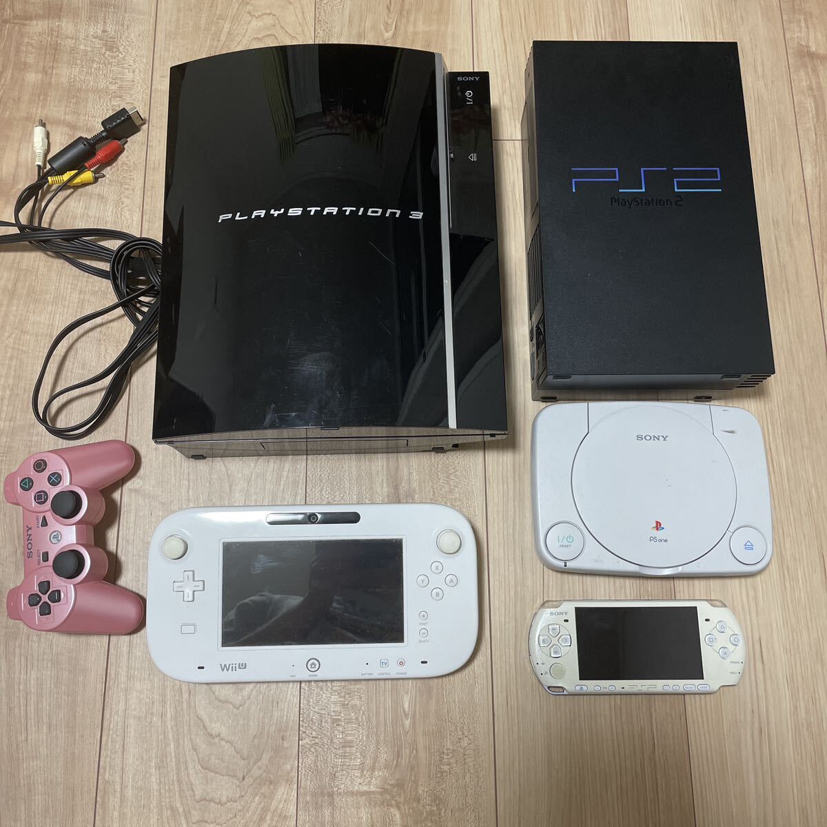 PSone PS2 PS3 PSP Wii U ジャンク品　本体　コントローラー_画像1