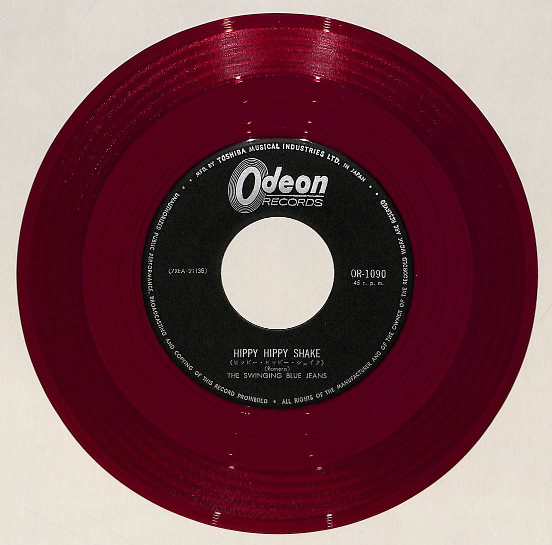 C00200916/EP/スウィンギング・ブルー・ジーンズ「Hippy Hippy Shake / Now I Must Go (1964年：OR-1090・ビート・BEAT・ロックンロール)_画像4