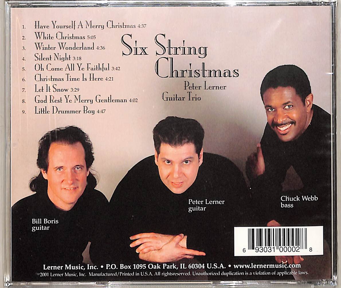 D00161156/CD/Peter Lerner Guitar Trio「Six String Christmas」_画像2