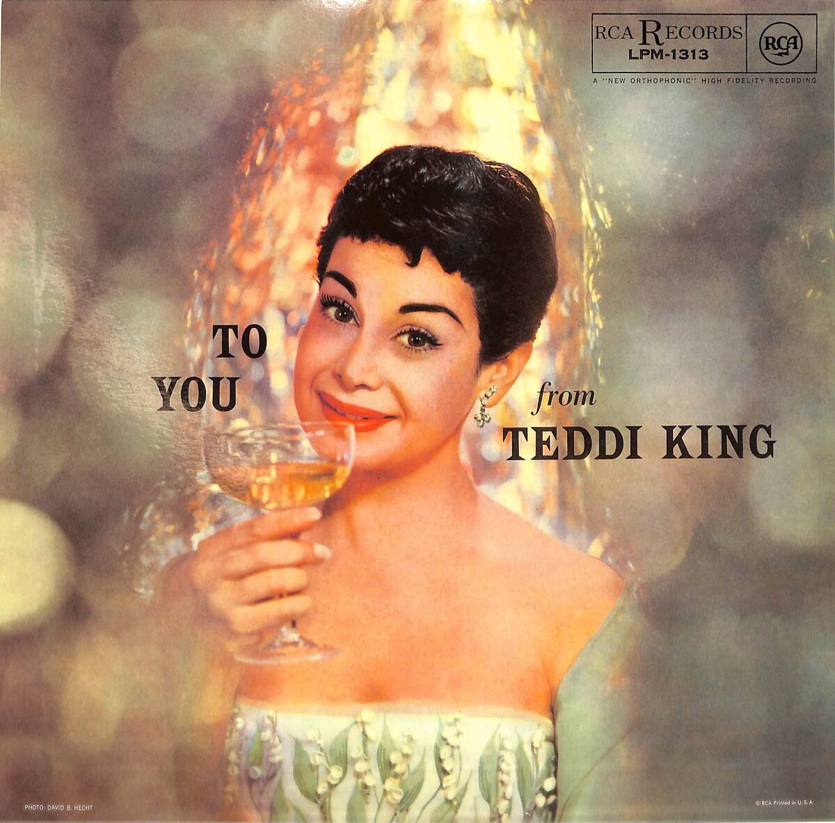 A00591131/LP/テディ・キング with ジョージ・シラボ楽団「To You From Teddi King (1994年・BVJJ-2843・ヴォーカル)」の画像1
