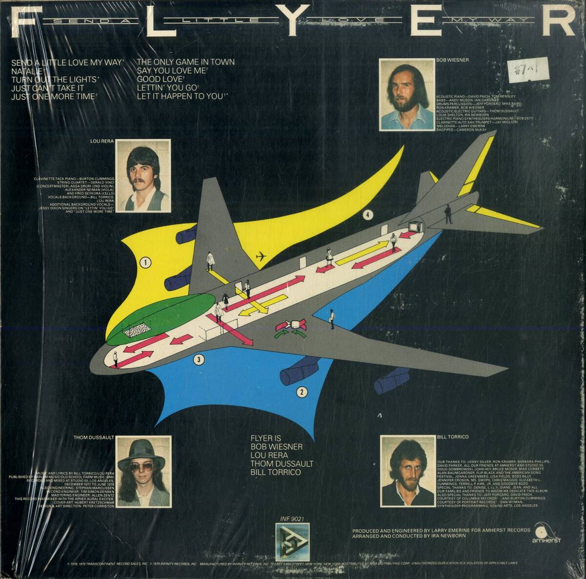 A00587202/LP/フライヤー (FLYER)「Send A Little Love My Way (1979年・INF-9021・AOR・ライトメロウ)」の画像2