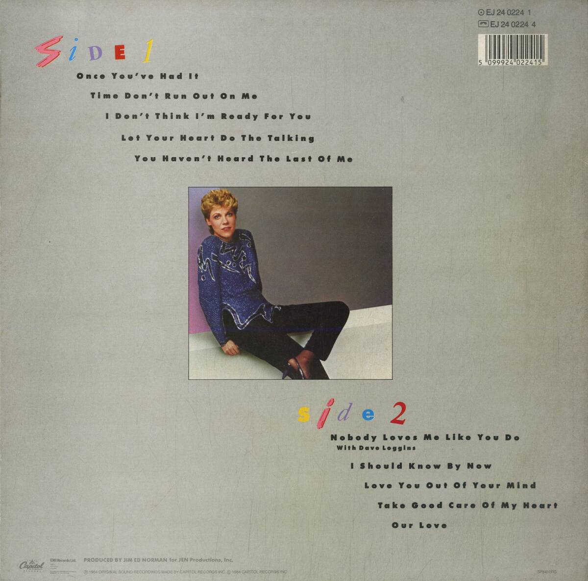 A00589587/LP/Anne Murray「Heart Over Mind」の画像2