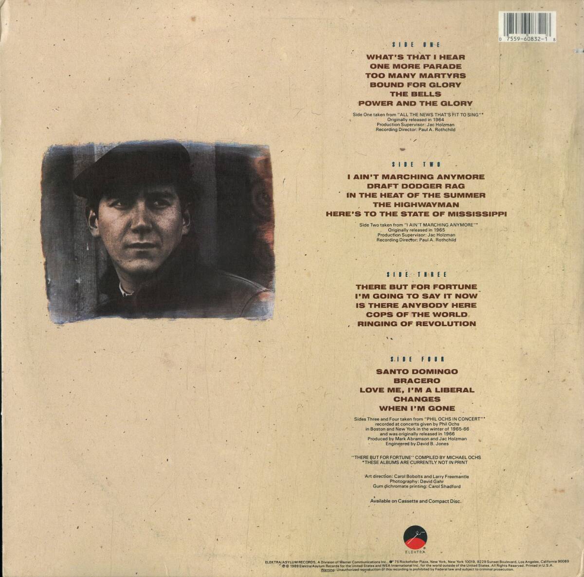 A00592595/LP2枚組/フィル・オクス (PHIL OCHS・THE CAMPERS)「There But For Fortune (9-60832-1・フォーク・アコースティック)」の画像2