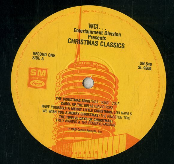 A00588489/LP4枚組/V.A.「Christmas Classics (1985年・UN-540・クリスマス企画・ヴォーカル・ソウル・SOUL・ロックンロール)」の画像3