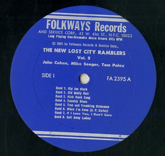 A00592546/LP/ニュー・ロスト・シティ・ランブラーズ「The New Lost City Ramblers Volume 5 (FA-2395・ブルーグラス・BLUEGRASS・フォーの画像3