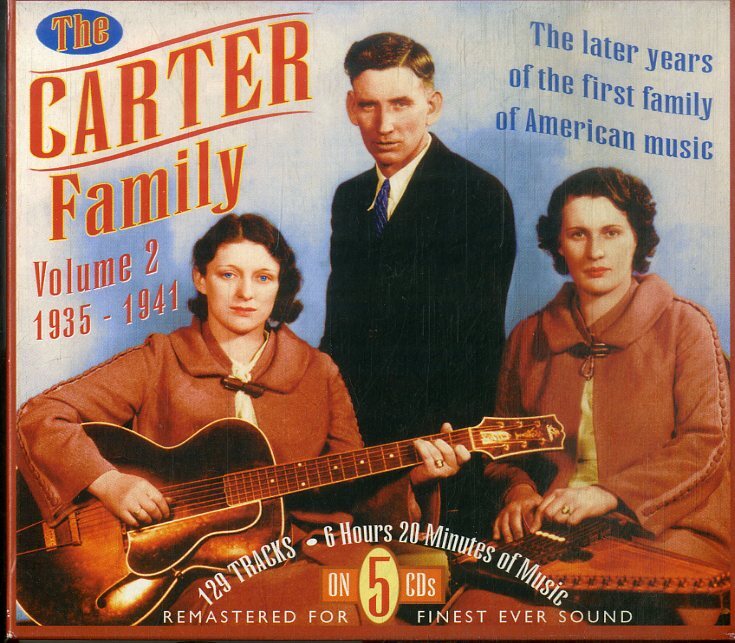 T00006845/〇CD5枚組ボックス/ザ・カーター・ファミリー「The Carter Family Volume 2 1935-1941 (2003年・JSP-7708-A-E・フォーク・カンの画像1