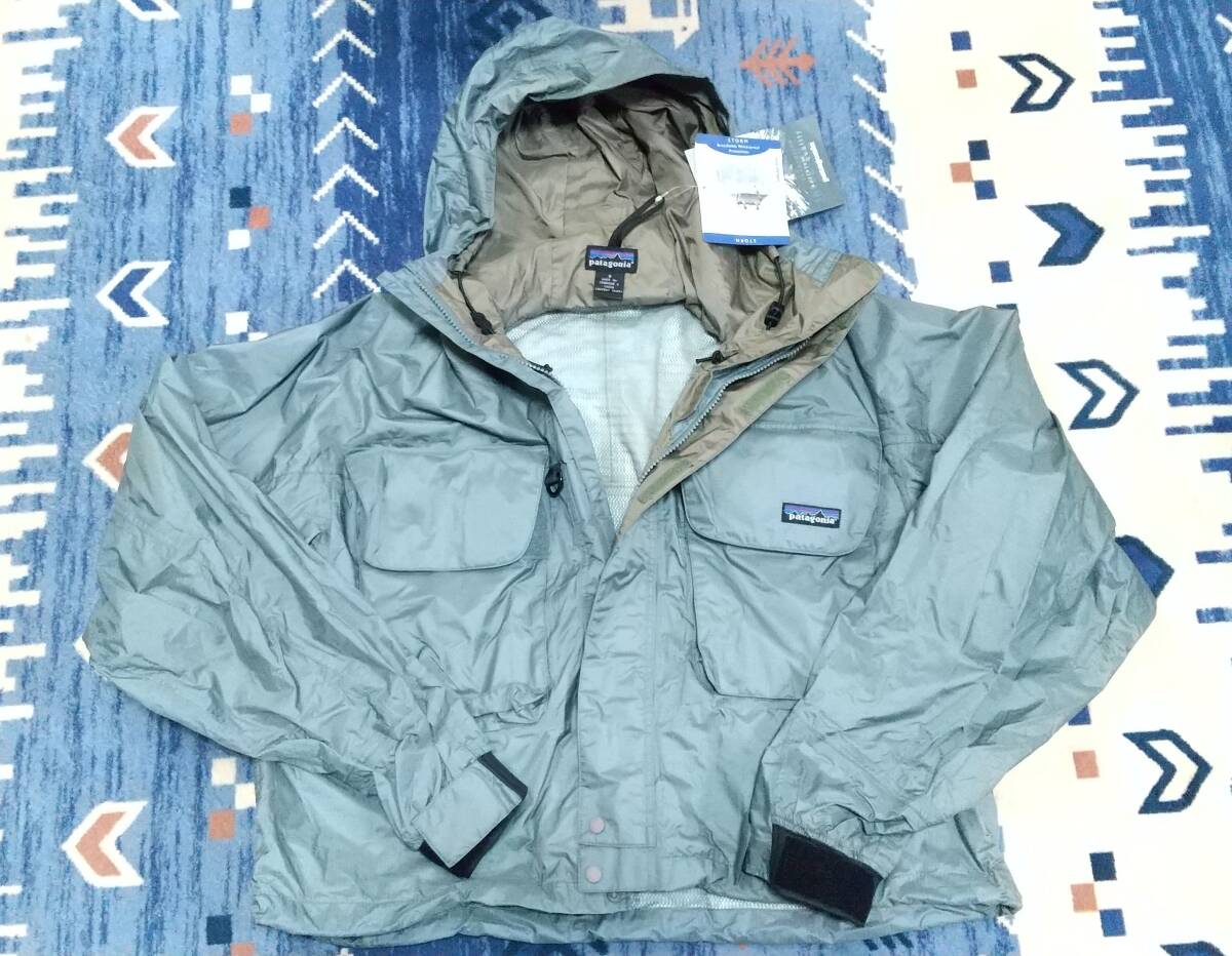 希少 2002年 patagonia DEEP WADING JACKET Sサイズ ディープ ウエーディング ジャケット 81796 SP02 未使用 パタゴニア 送料込 SST 釣りの画像2