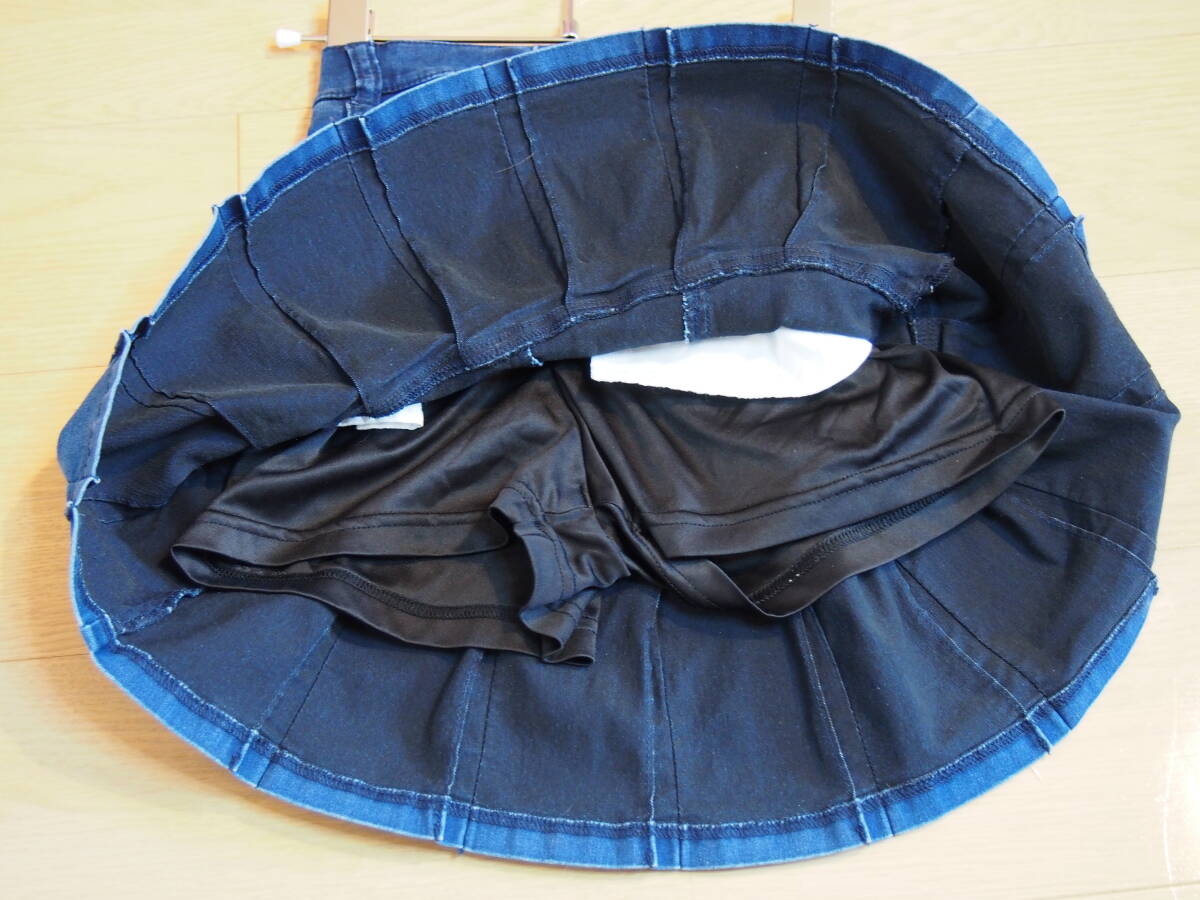 JENNI LOVE デニム地スカート 150サイズ　インナーパンツ付き